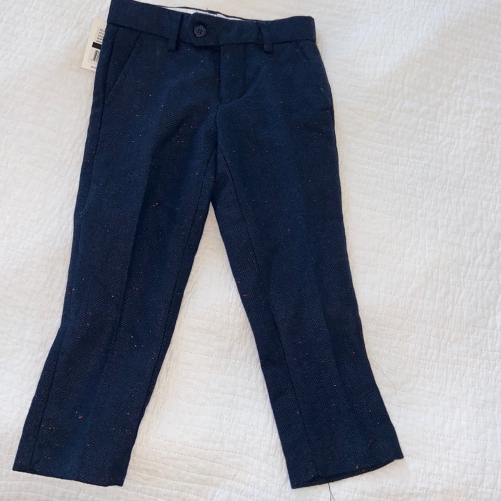 Brand new with tags Isaac Mizrahi tweed pants boys size 3